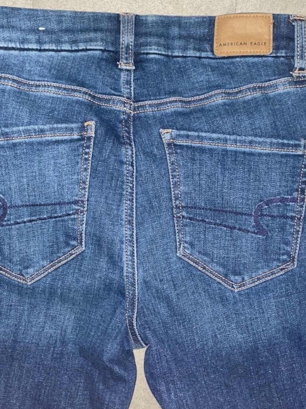 American Eagle Outfitters High-Rise Indigo Blue Women’s Jeans - Picture 14 of 16
